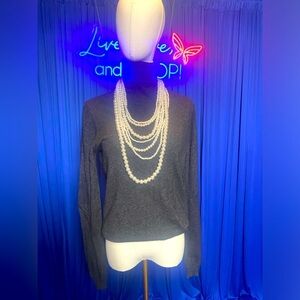 DOLCE & GABBANA Blackish-Gray Turtleneck Sweater, EUC